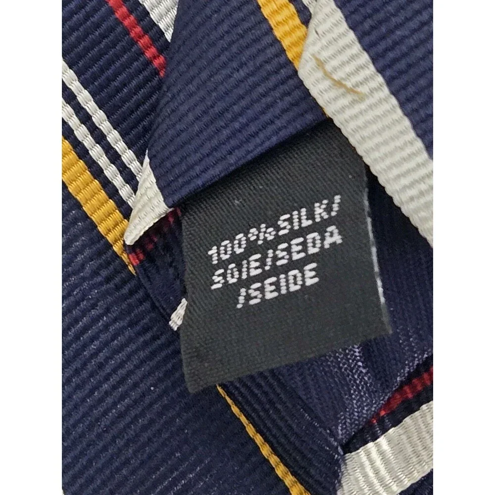 T. Foley Designs New York Tie 100% Silk Striped Business Office Formal